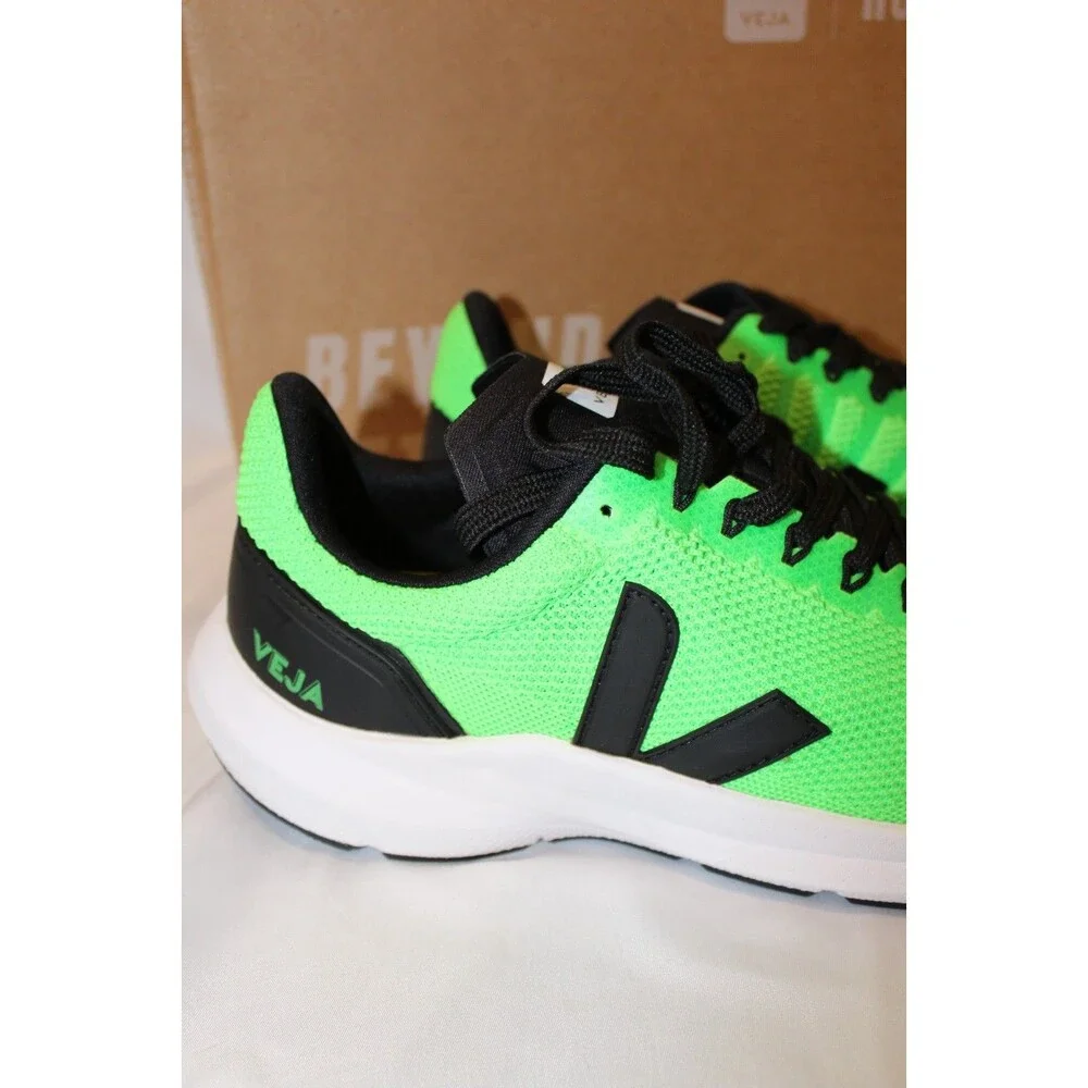 VEJA Men Marlin LT V-Knit Sneakers Green Black Low Top Running Shoes SZ 10 EU 44